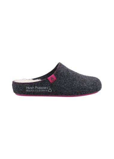Hush Puppies Charcoal The Good Slipper