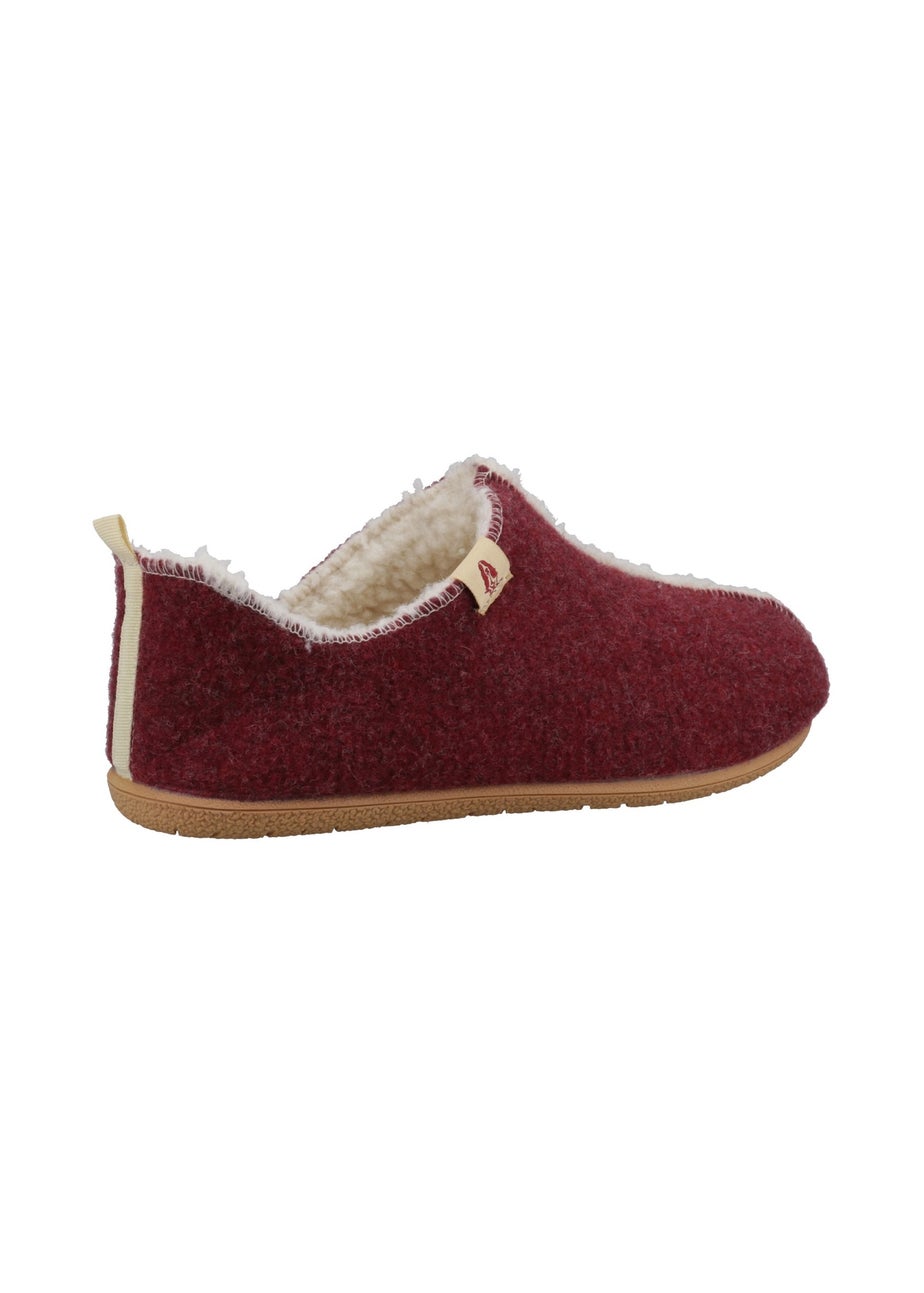 Hush Puppies Dark Red Good Slippers