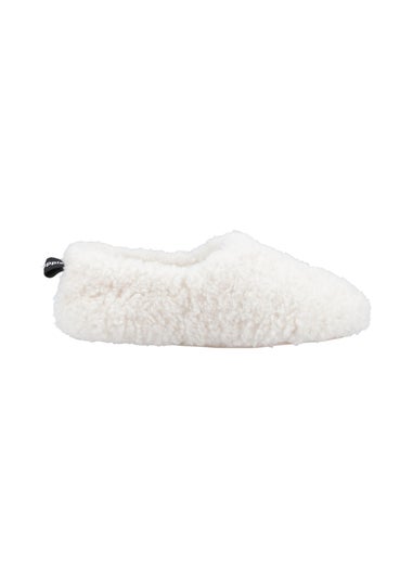 Hush Puppies Cream Emily Slippers