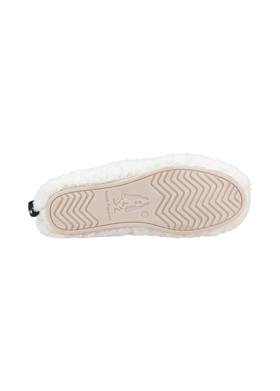 Hush Puppies Cream Emily Slippers