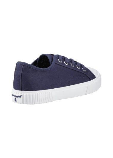 Hush Puppies Navy Freya Canvas Trainer
