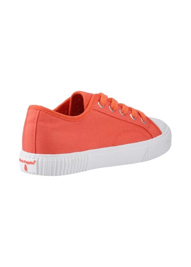 Hush Puppies Orange Freya Canvas Trainer
