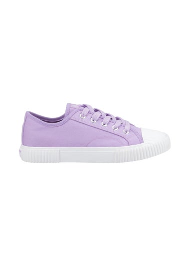 Hush Puppies Lilac Freya Canvas Trainer