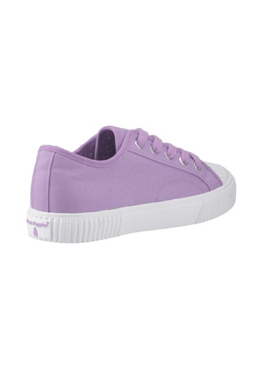 Hush Puppies Lilac Freya Canvas Trainer