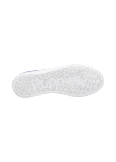 Hush Puppies Lilac Freya Canvas Trainer