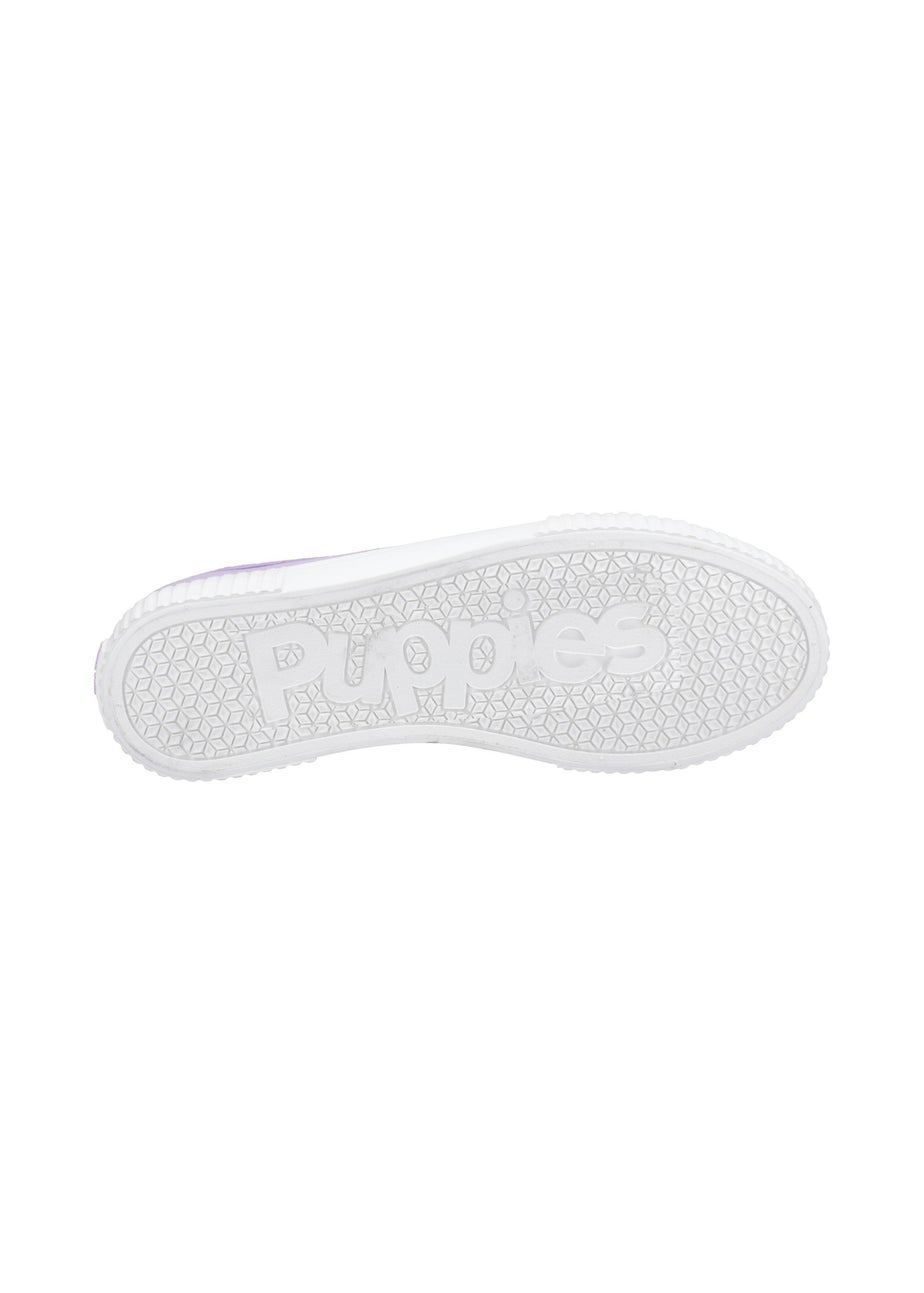 Hush Puppies Lilac Freya Canvas Trainer