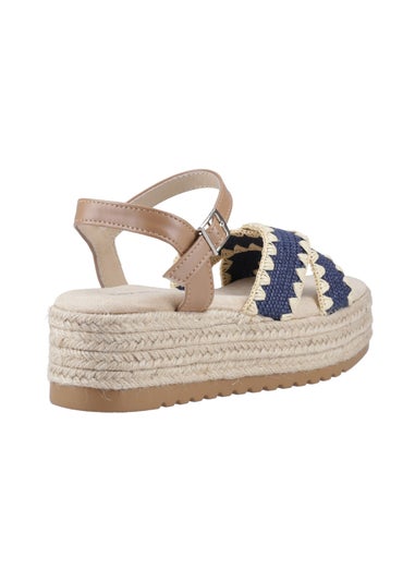 Hush Puppies Navy Jemma Espadrille Sandal