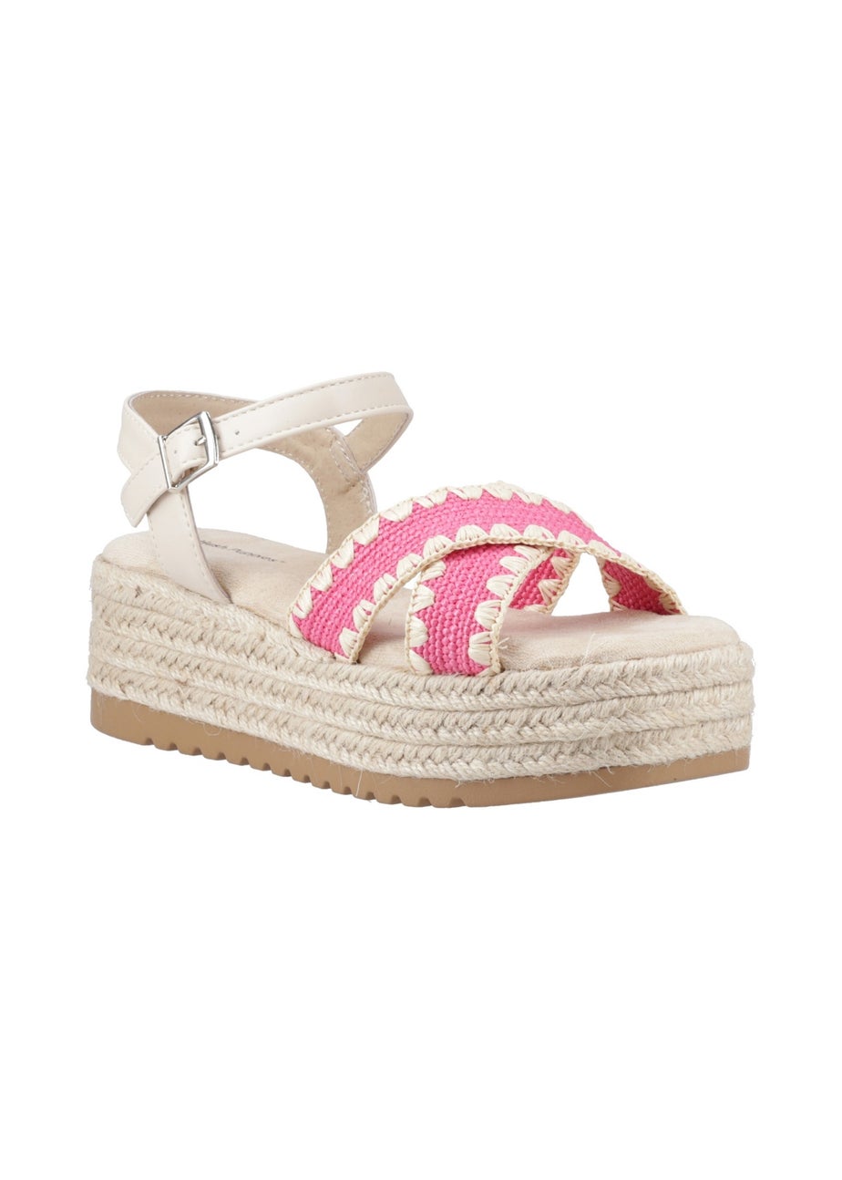 Hush Puppies Pink Jemma Espadrille Sandal
