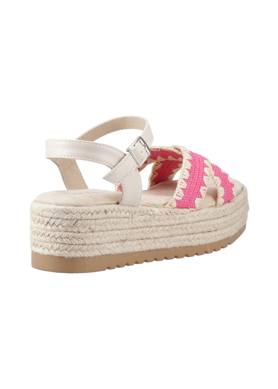 Hush Puppies Pink Jemma Espadrille Sandal