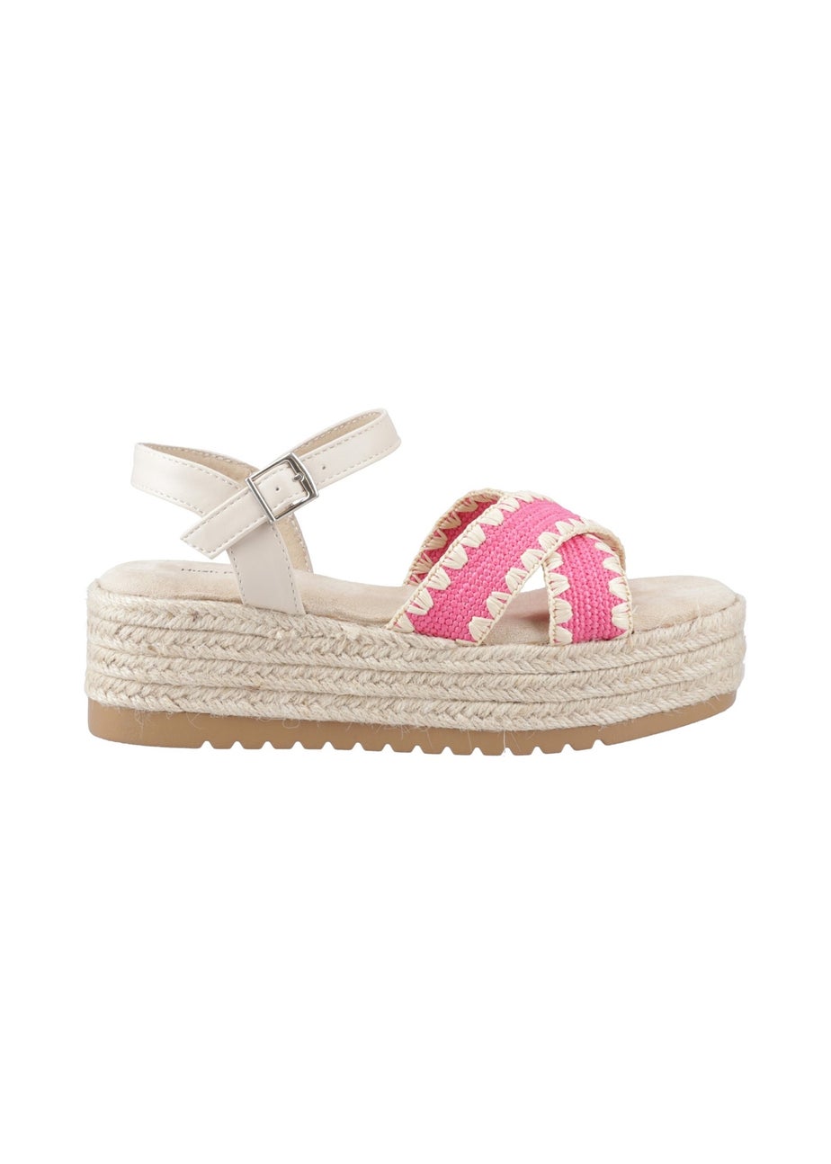 Hush Puppies Pink Jemma Espadrille Sandal