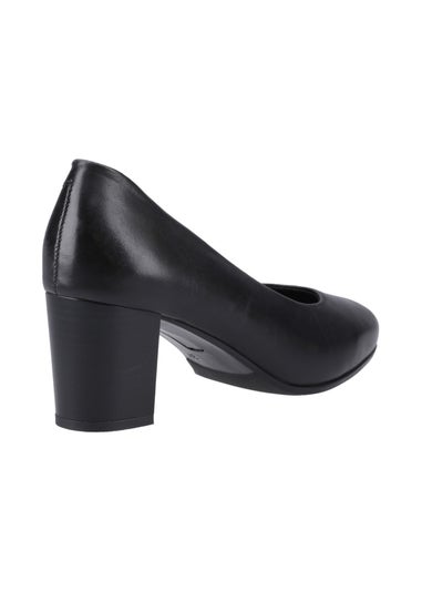 Hush Puppies Black Ivana Court Shoe