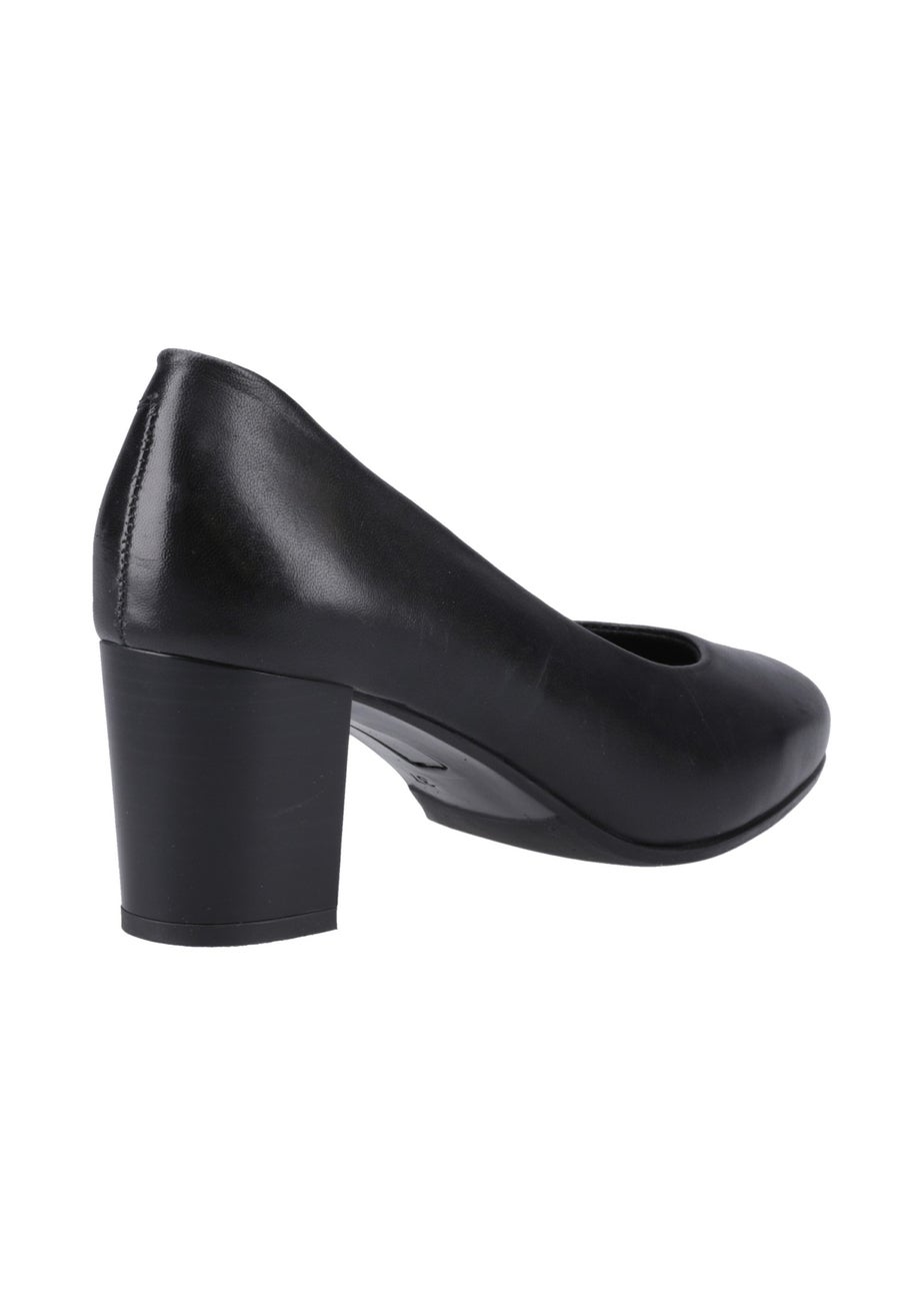 Hush Puppies Black Ivana Court Shoe