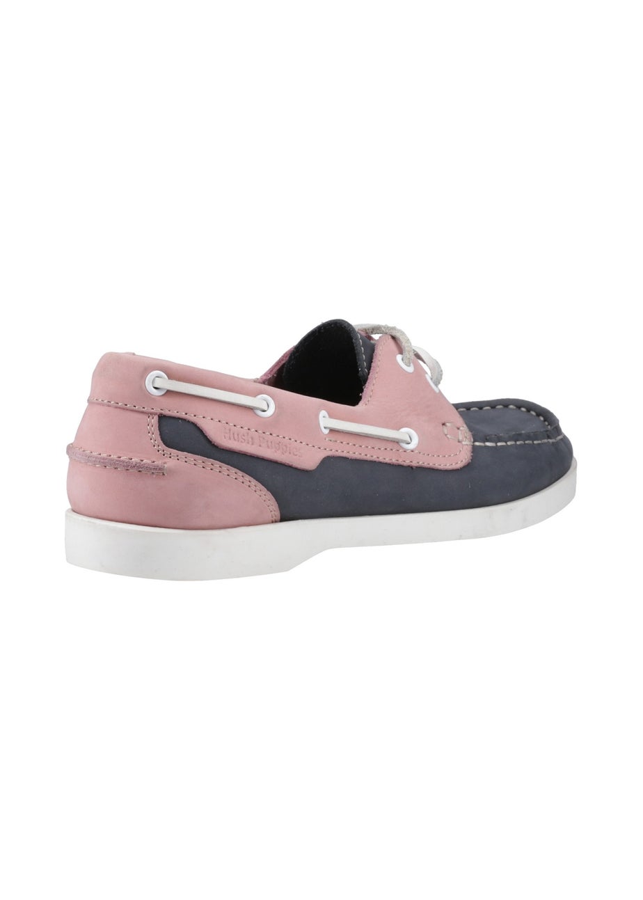 Hush Puppies Navy Isabel Boat Shoe