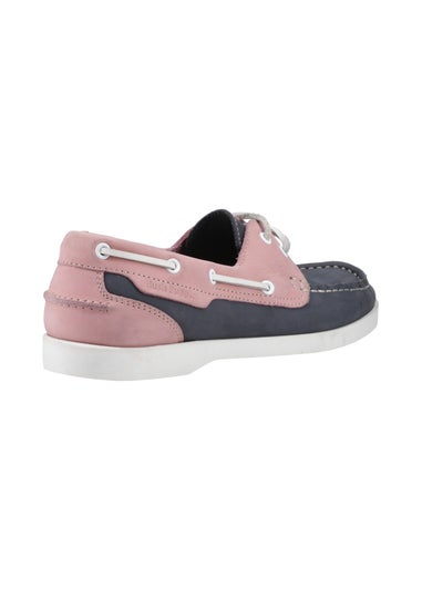 Hush Puppies Navy Isabel Boat Shoe