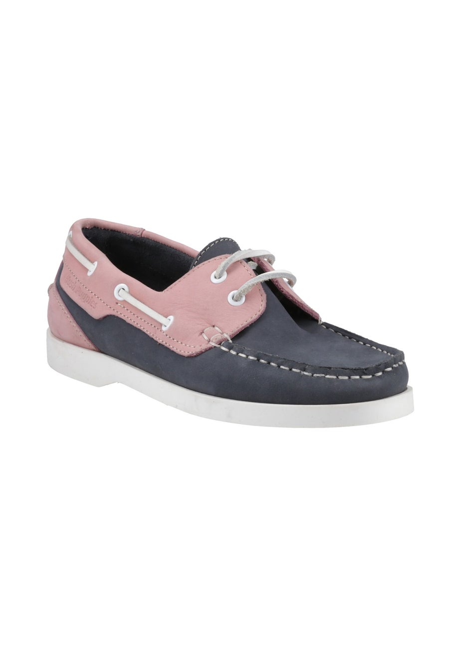 Hush Puppies Navy Isabel Boat Shoe