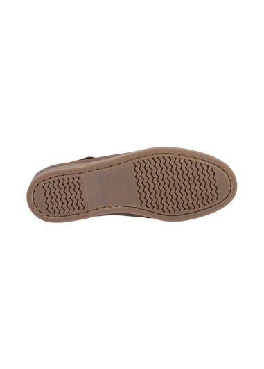 Hush Puppies Tan Isabel Boat Shoe