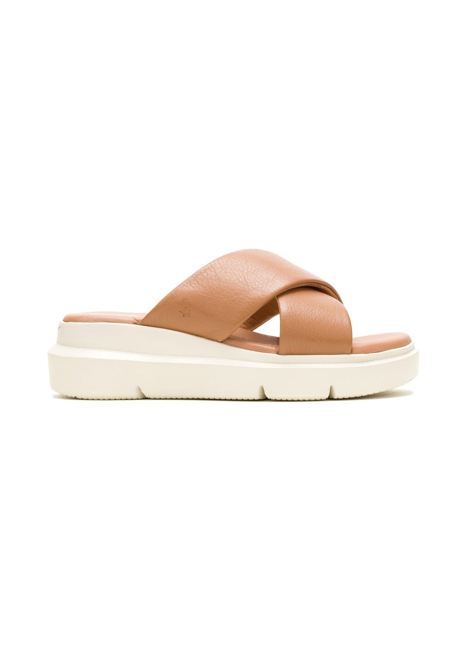 Hush Puppies Tan Uplift Crossover Slide