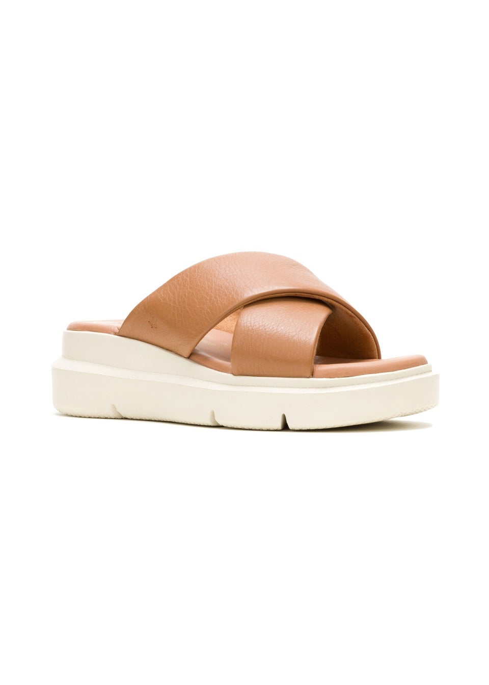 Hush Puppies Tan Uplift Crossover Slide