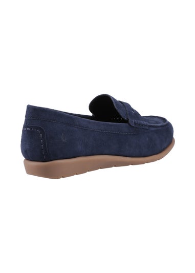 Hush Puppies Navy Shelby Suede Loafer
