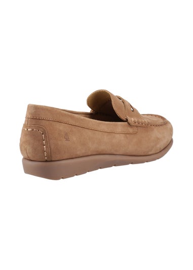 Hush Puppies Tan Shelby Suede Loafer