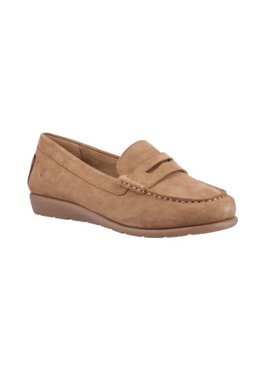 Hush Puppies Tan Shelby Suede Loafer
