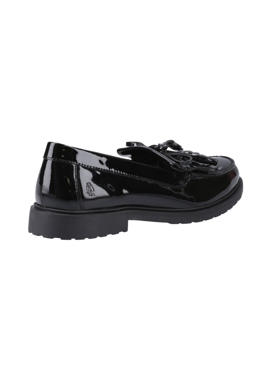 Hush Puppies Black Verity Kiltie Loafer Patent