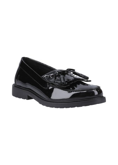 Hush Puppies Black Verity Kiltie Loafer Patent