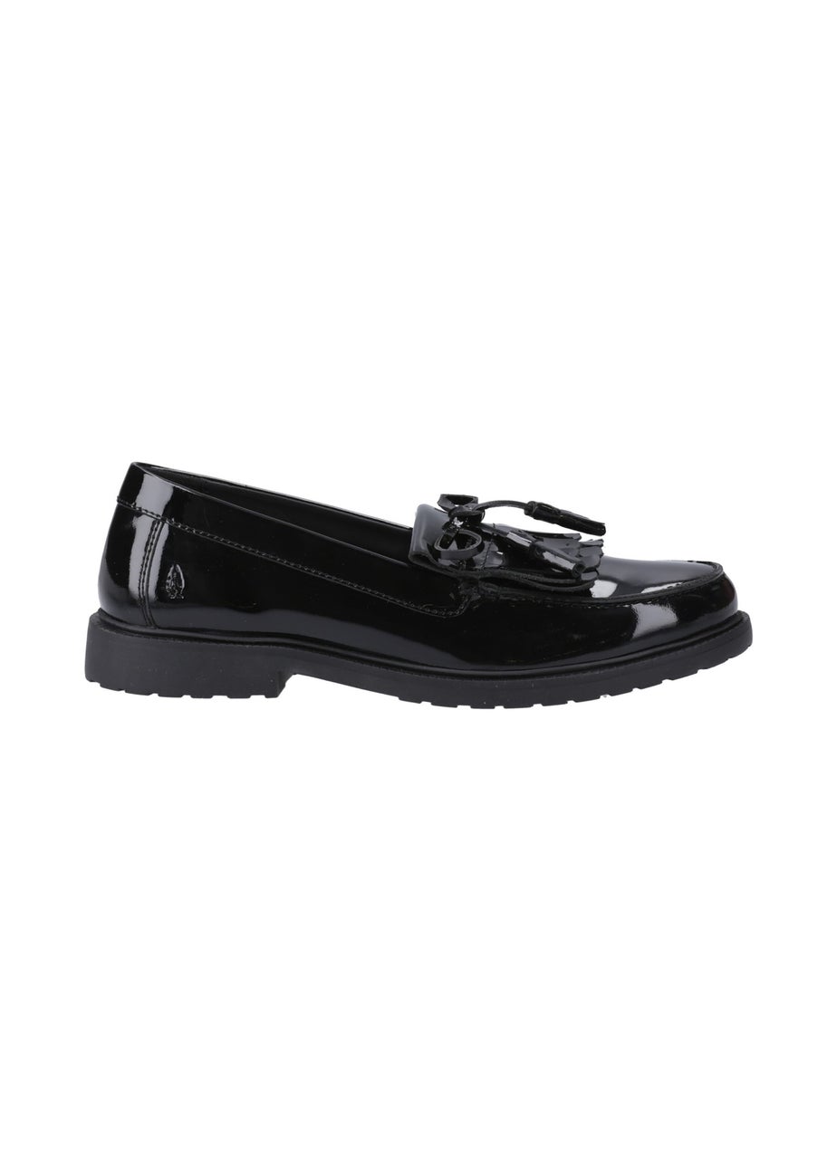 Hush Puppies Black Verity Kiltie Loafer Patent
