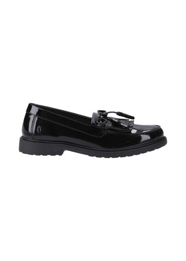 Hush Puppies Black Verity Kiltie Loafer Patent