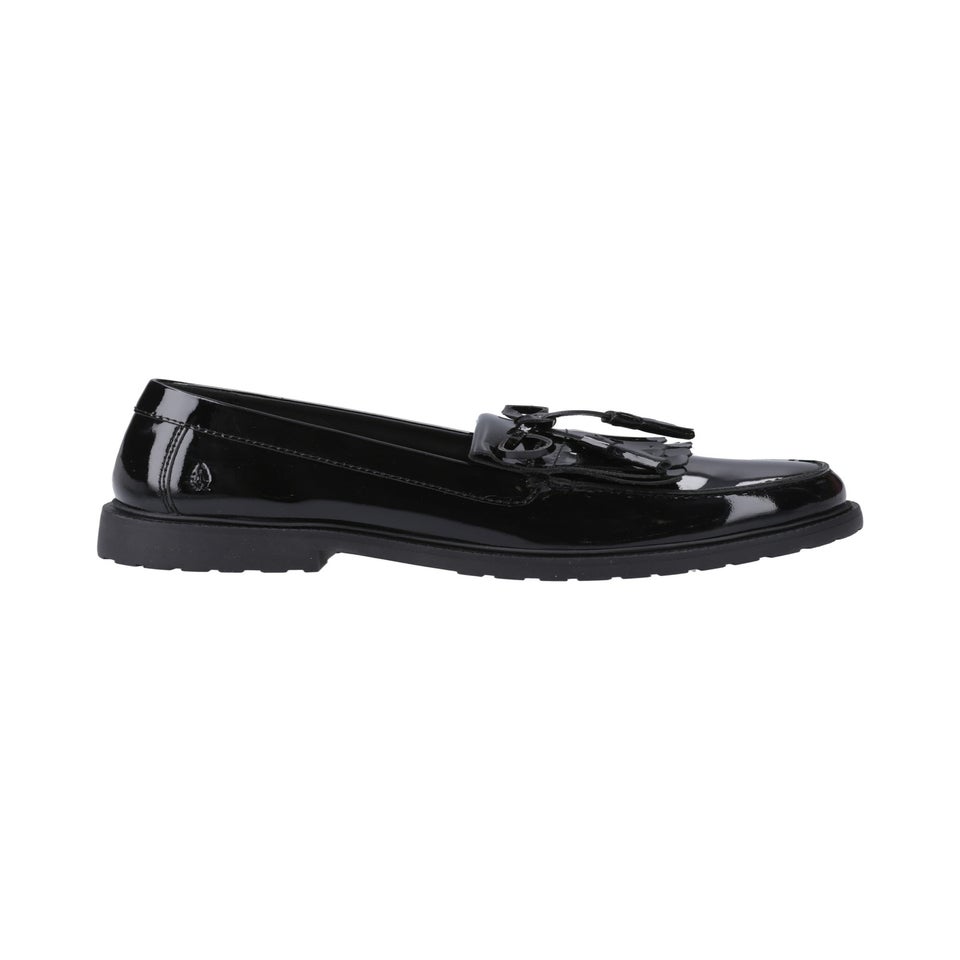Hush Puppies Black Verity Kiltie Loafer Patent