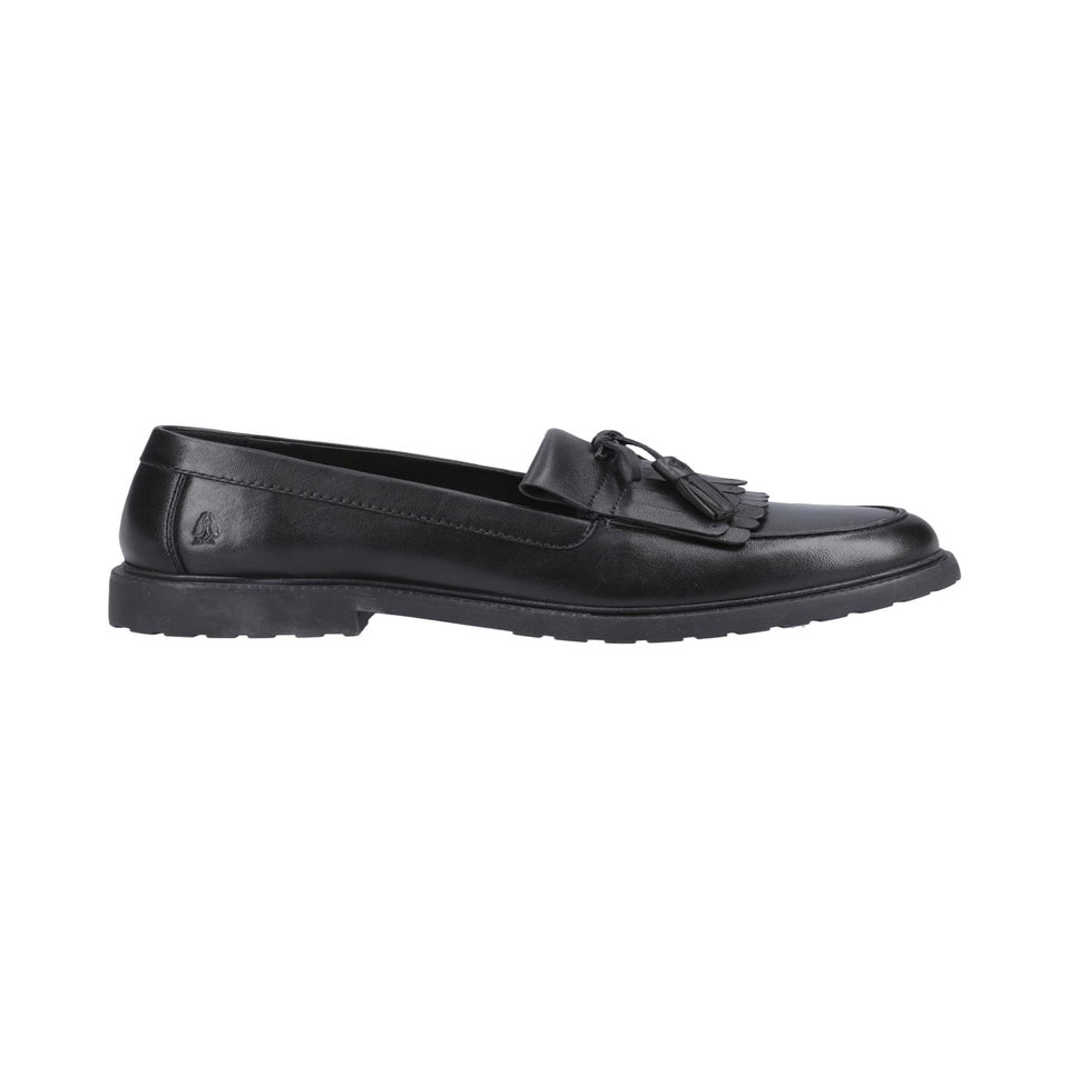Hush Puppies Black Verity Kiltie Loafer