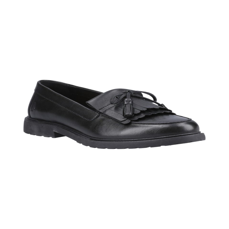 Hush Puppies Black Verity Kiltie Loafer