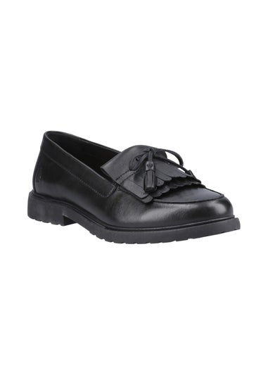 Hush Puppies Black Verity Kiltie Loafer
