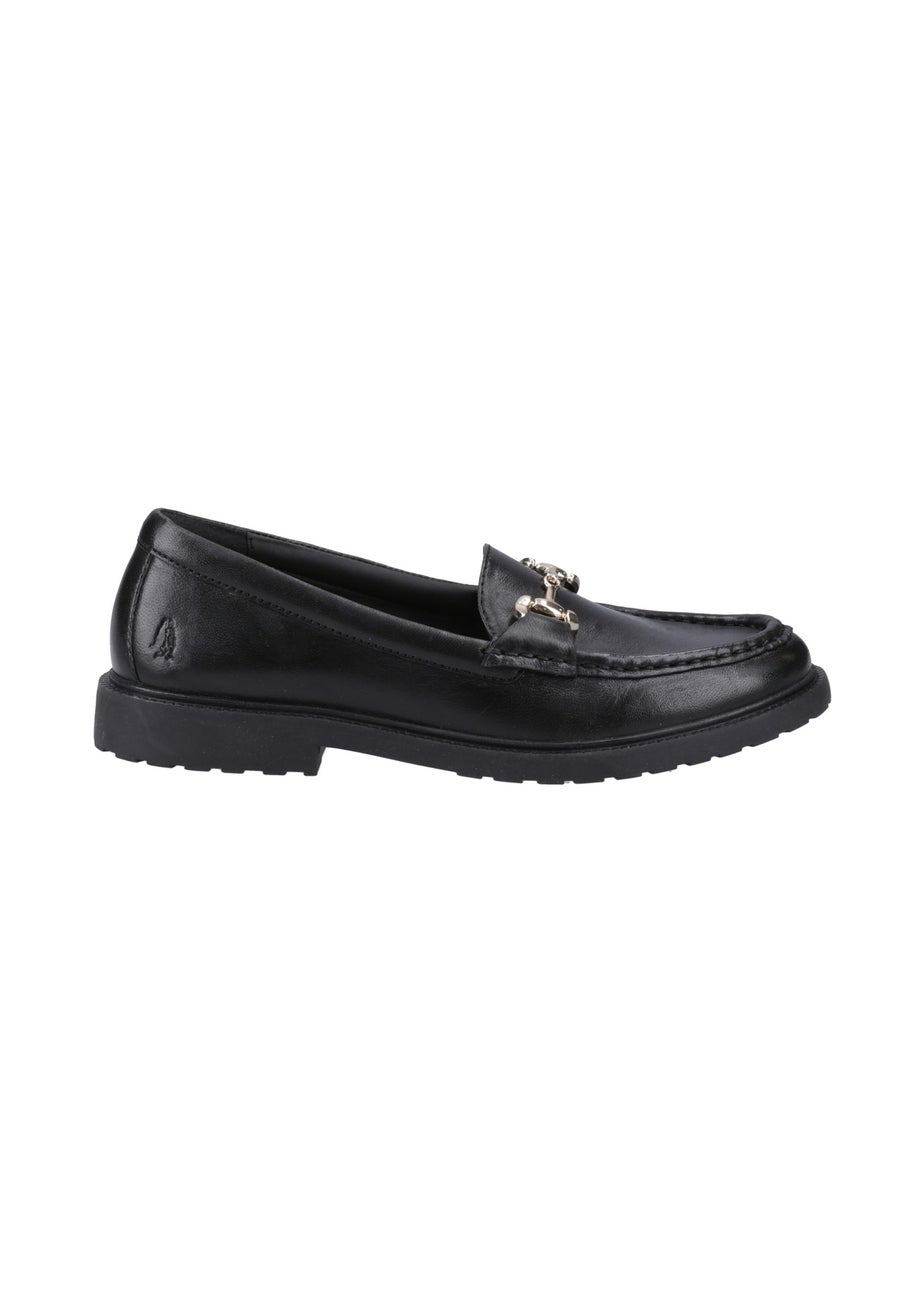 Hush Puppies Black Verity Snaffle Loafer
