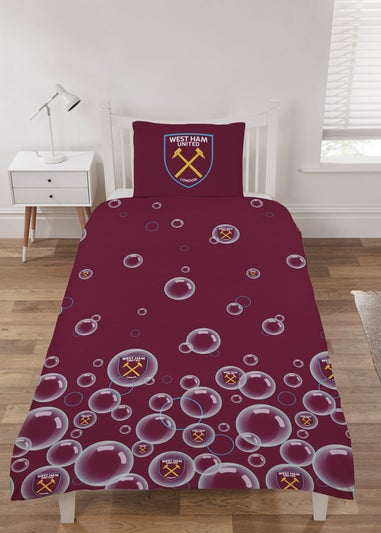 West Ham United FC Maroon Duvet Set