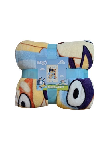 Bluey Cream Sherpa Blanket