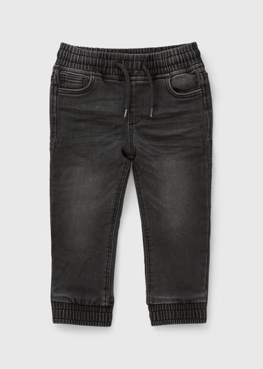 Boys Black Jogger Jeans (1-7yrs)