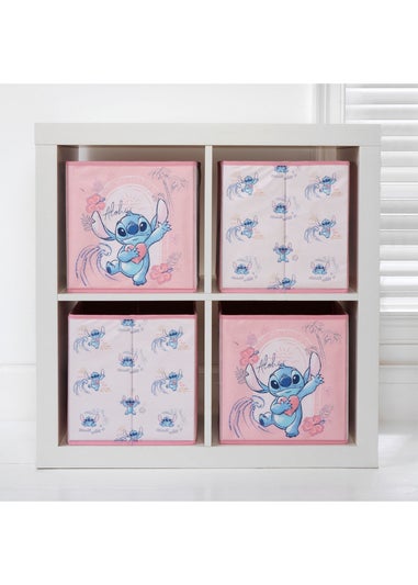 Disney Stitch Pink Storage Cubes