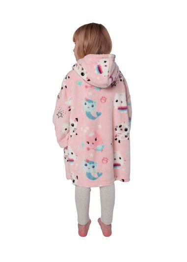 Gabby's Dollhouse Pink Hooded Fleece