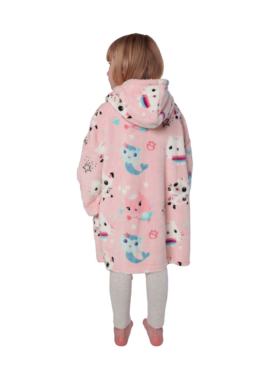 Gabby's Dollhouse Pink Hooded Fleece