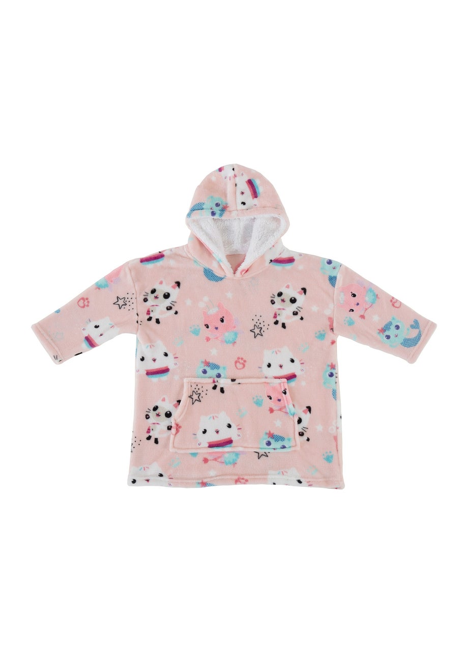Gabby's Dollhouse Pink Hooded Fleece