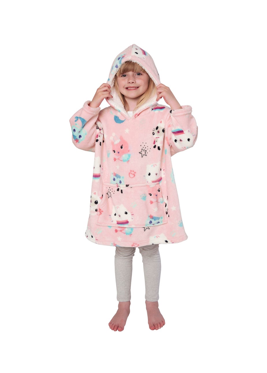 Gabby's Dollhouse Pink Hooded Fleece