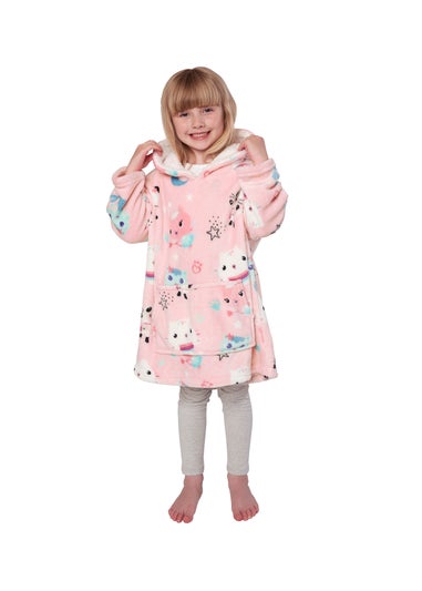 Gabby's Dollhouse Pink Hooded Fleece