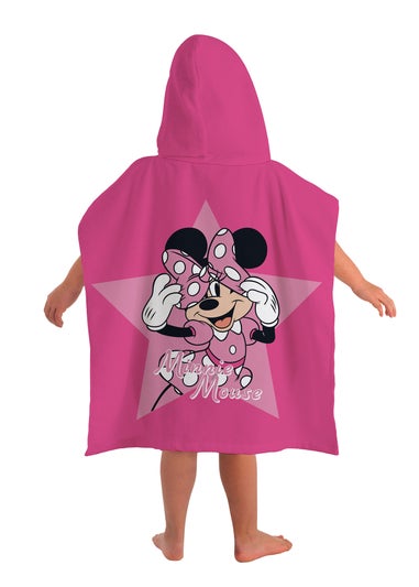 Disney Minnie Mouse Pink Poncho