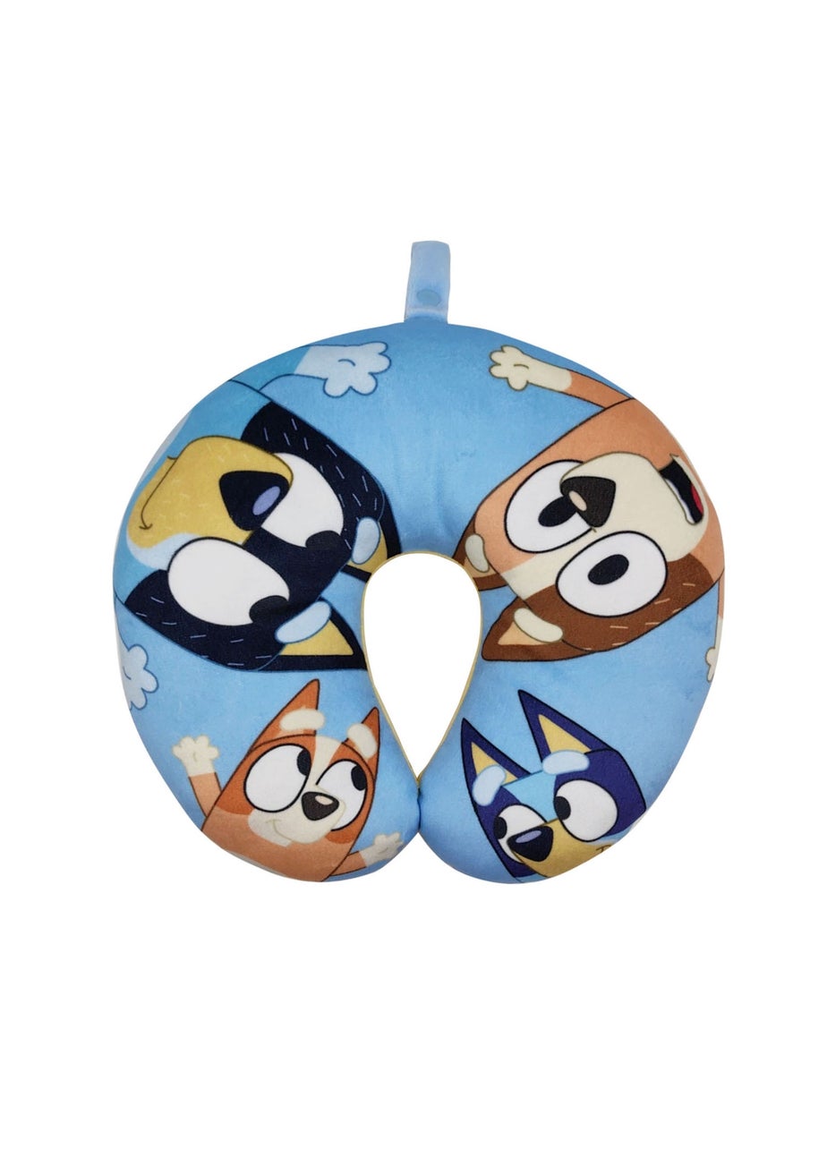 Bluey Blue Travel Neck Cushion