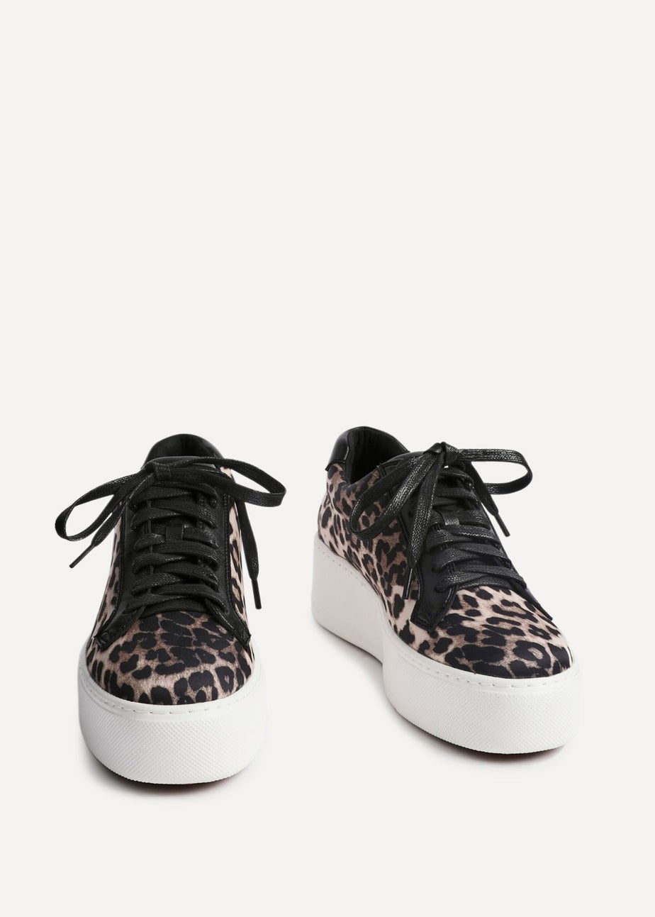 Linzi Twyla Leopard Print Trainers