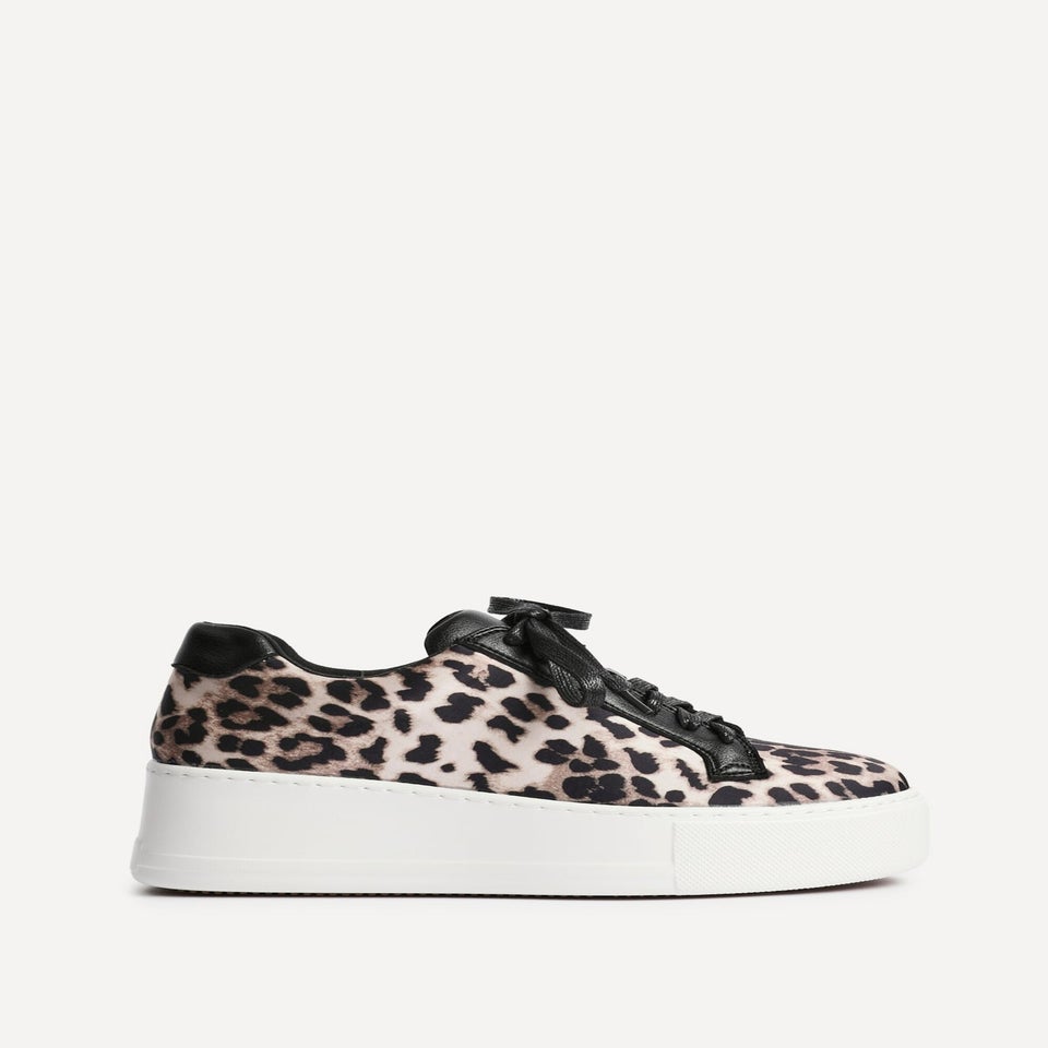 Linzi Twyla Leopard Print Platform Trainer