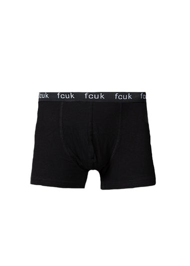 French Connection Black Cotton Stretch Boxers 5 Pack