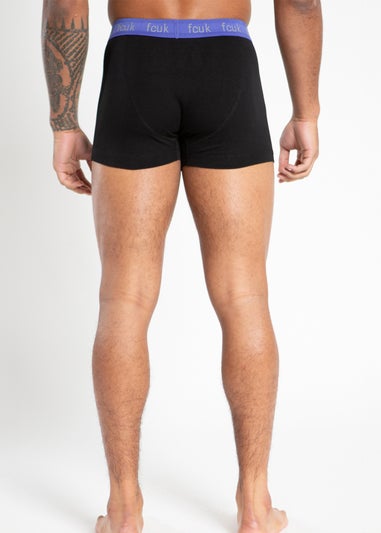 French Connection Blue Cotton Stretch Boxers 5 Pack