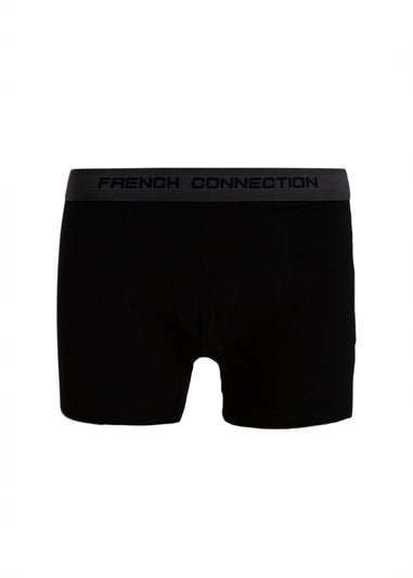 French Connection Charcoal 5 Pack Cotton Stretch Boxers
